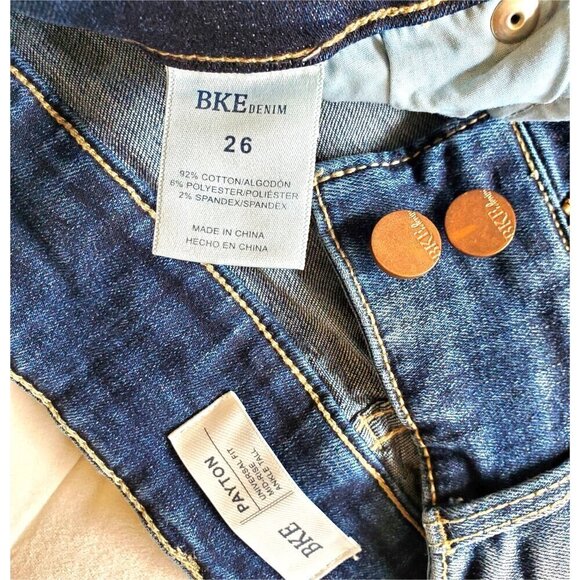 BKE Buckle PAYTON Mid Rise Ankle Skinny Stretch Jeans 26 - Picture 9 of 12